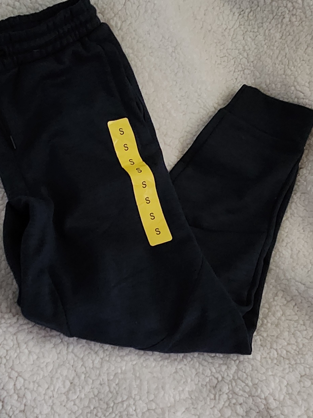 Kids Black Jogger Sweatpants - Spyder Active Size Small Child